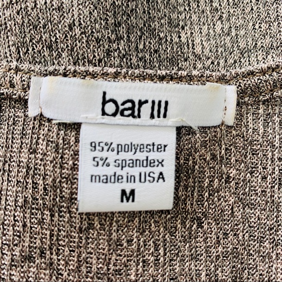 Bar III Cold Shoulder Top - Picture 6 of 8